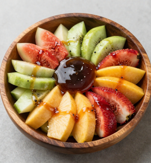 magnific salad buah segar vibrant teur4ggvnr